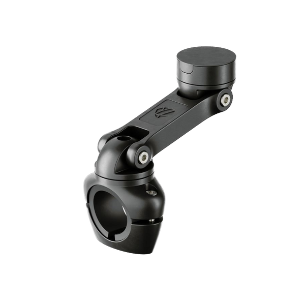 Support Pro Boost Shapeheart, design robuste et orientation personnalisée pour guidons de moto.