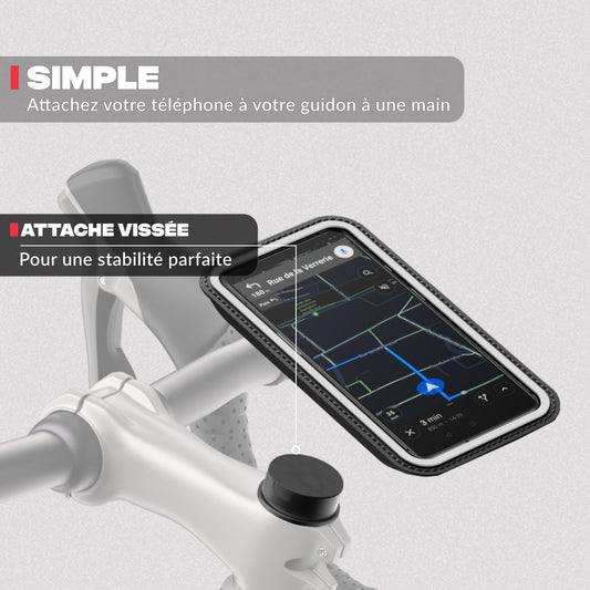 Support téléphone potence de vélo