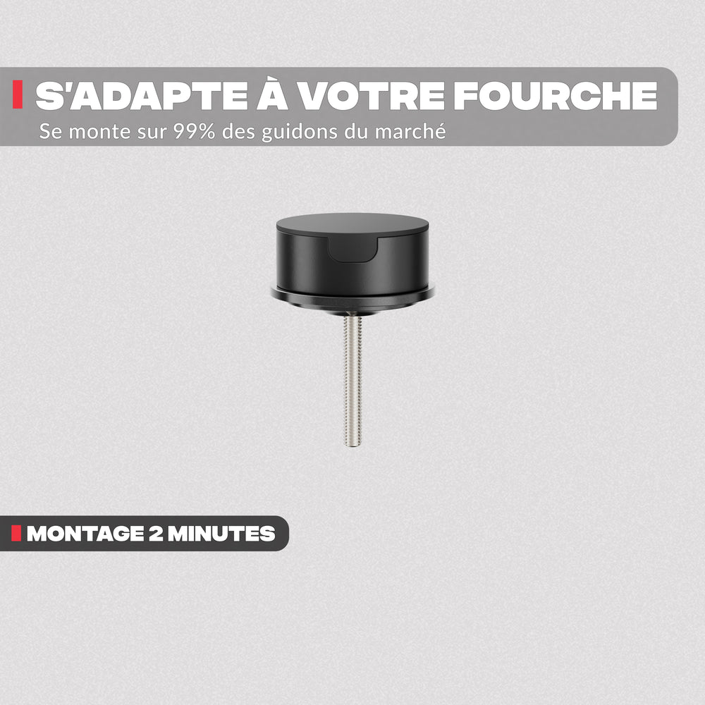 Adaptabilité sur différents supports – Support téléphone potence de vélo Shapeheart