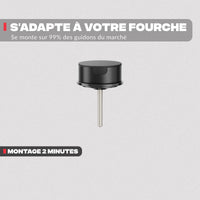 Adaptabilité sur différents supports – Support téléphone potence de vélo Shapeheart