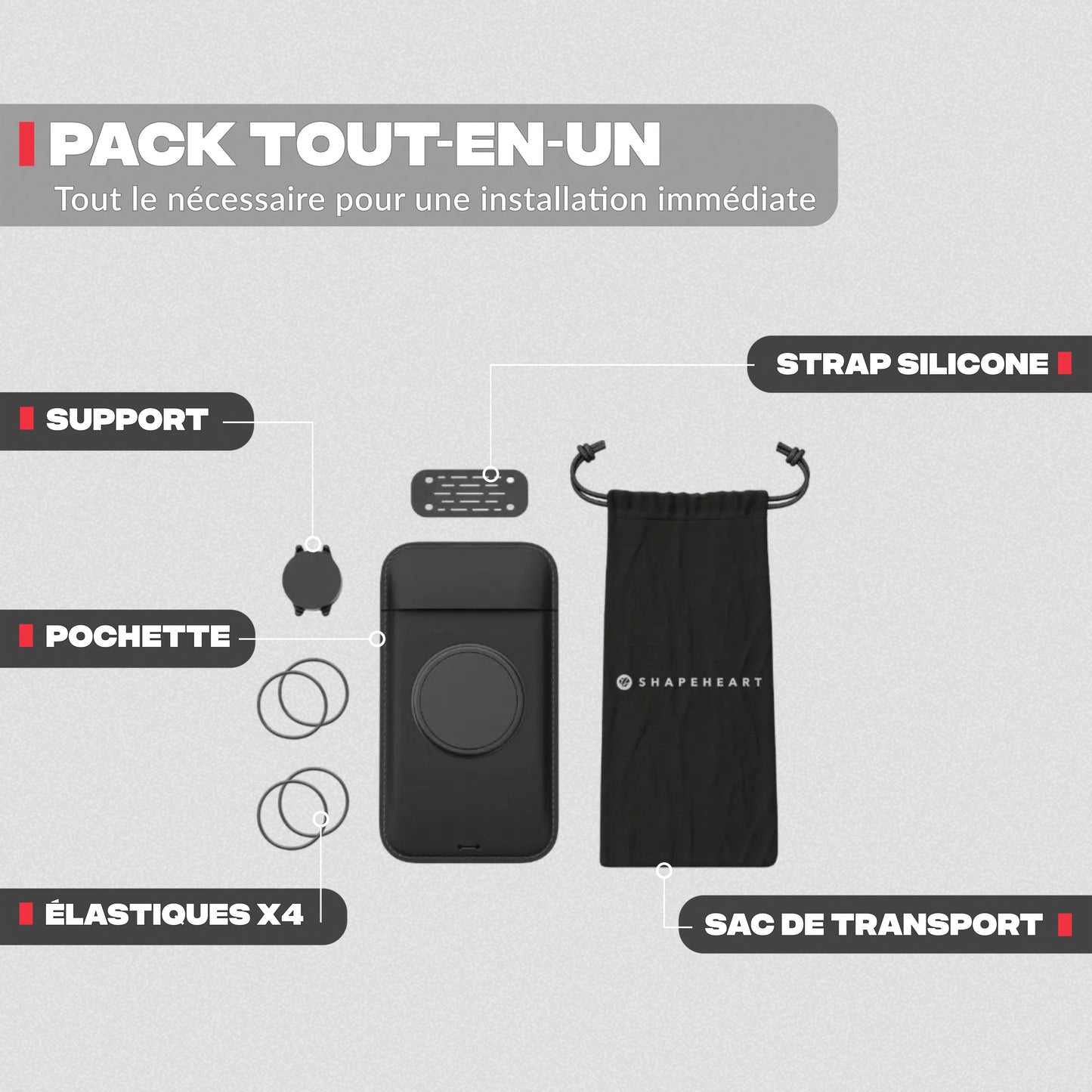 Support téléphone vélo
