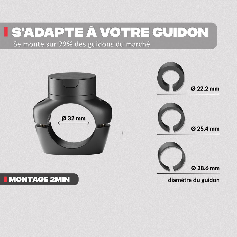 Support téléphone vélo PRO
