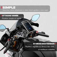 Seconde vue du produit – Support téléphone pour demi-guidon MINI BOOST Shapeheart