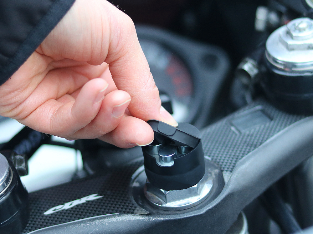 Couvercle en silicone pour support vélo et moto