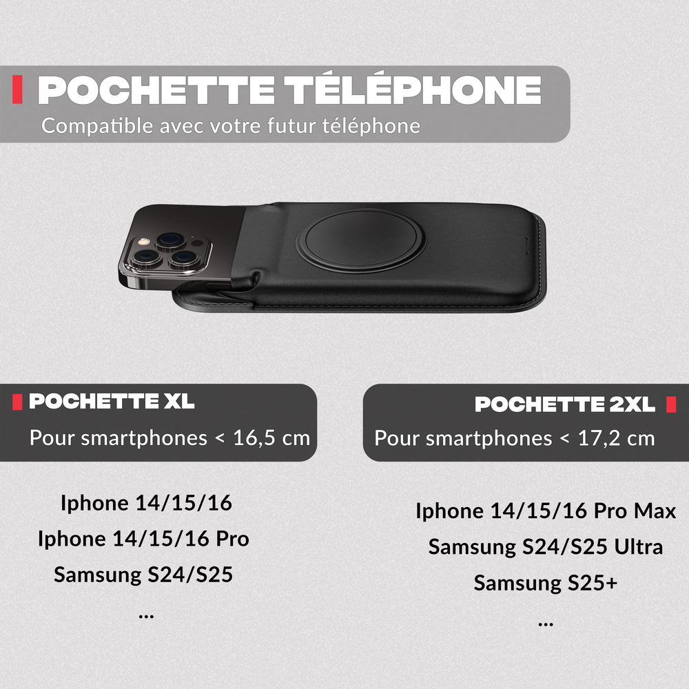 Support téléphone rétroviseur de scooter et moto