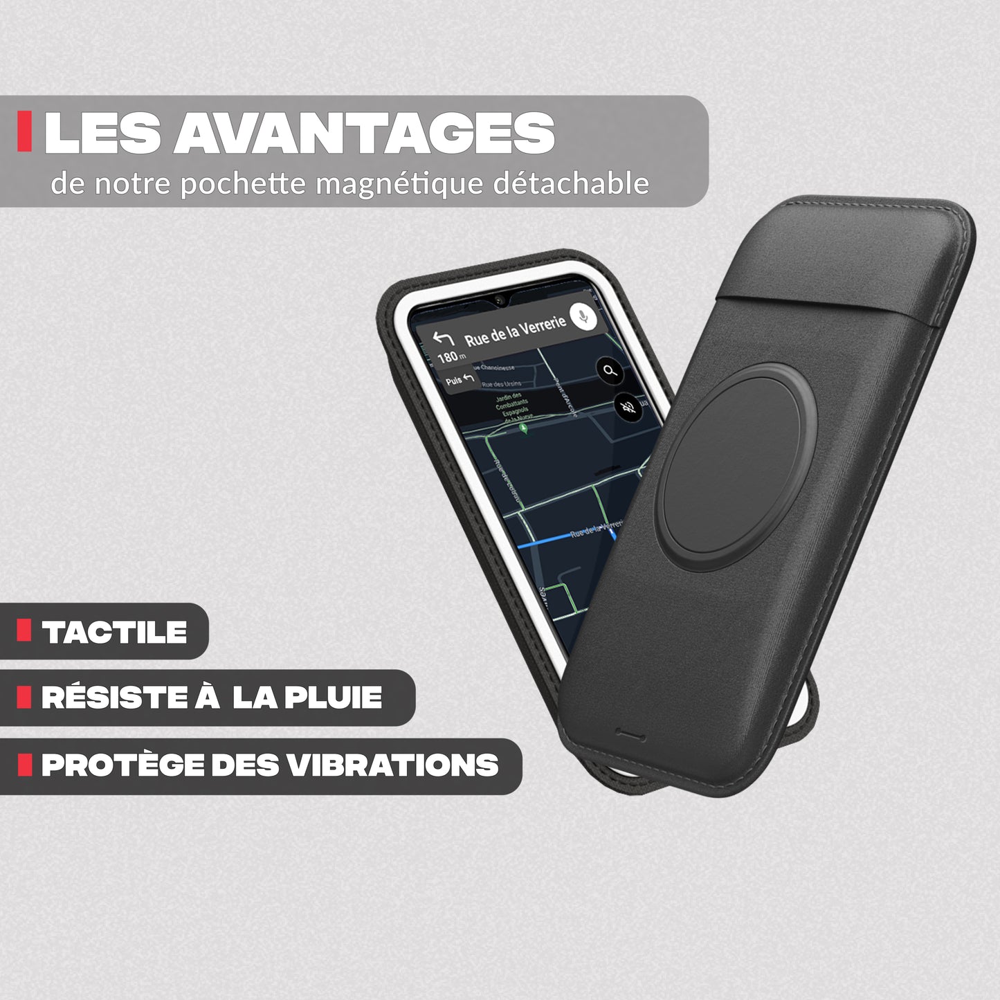 Support téléphone moto