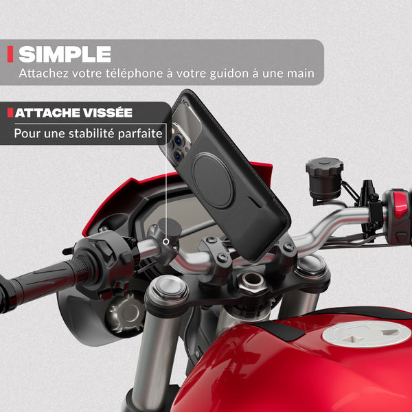 Support téléphone moto PRO
