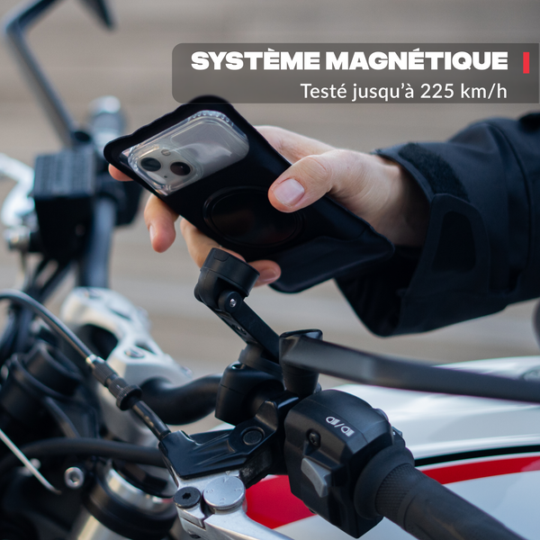 Vue principale du produit – Support téléphone moto PRO BOOST Shapeheart