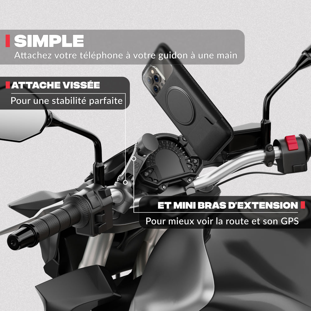 Support téléphone moto pro boost mini