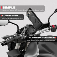 Support téléphone moto pro boost mini