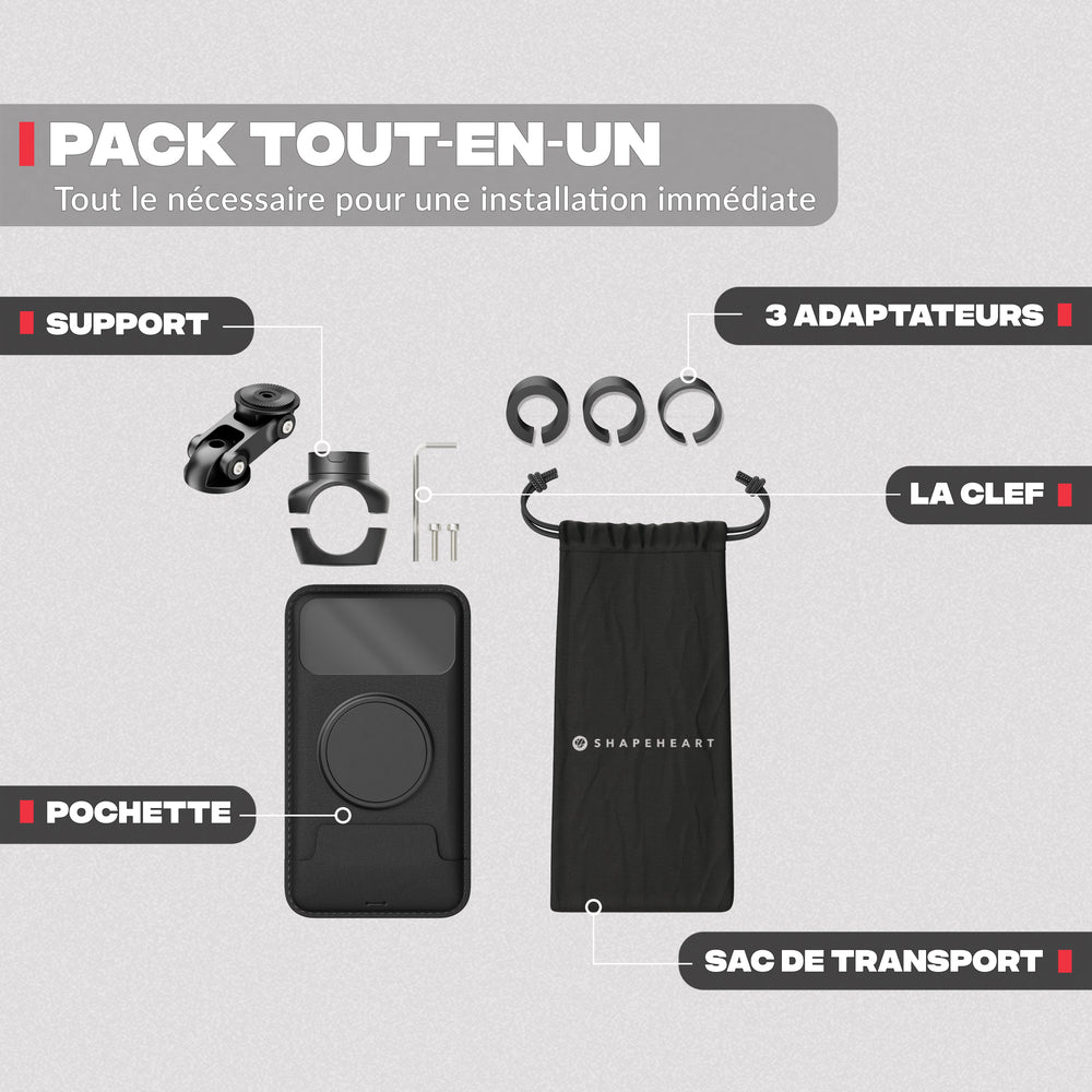 Support téléphone moto pro boost mini