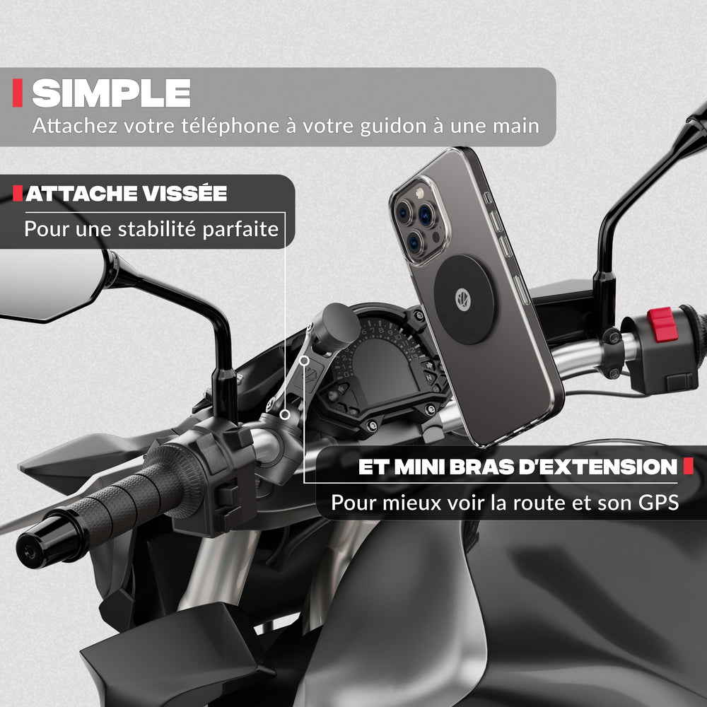 Support téléphone moto pro boost mini