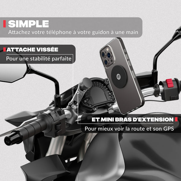 Support téléphone moto pro boost mini