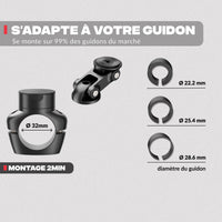 Support téléphone moto pro boost mini