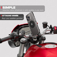 Seconde vue du produit – Support téléphone moto PRO Shapeheart