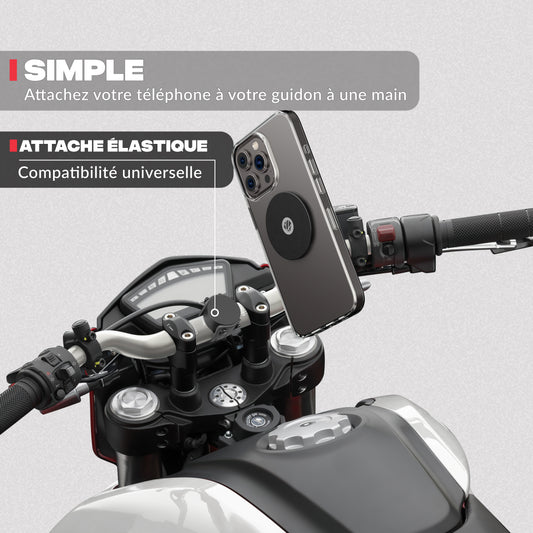 Seconde vue du produit – Support téléphone moto Shapeheart