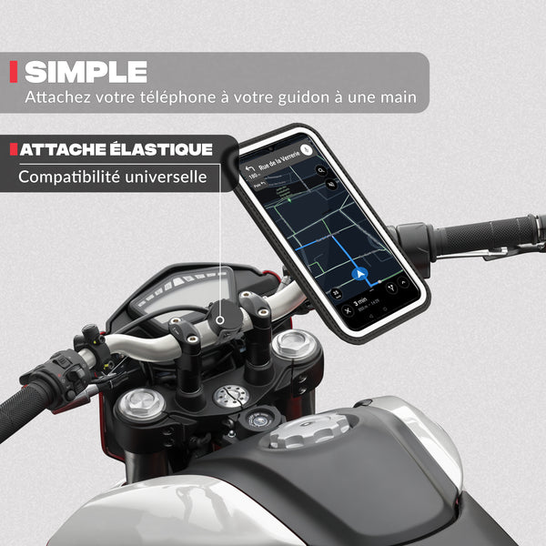Support téléphone moto