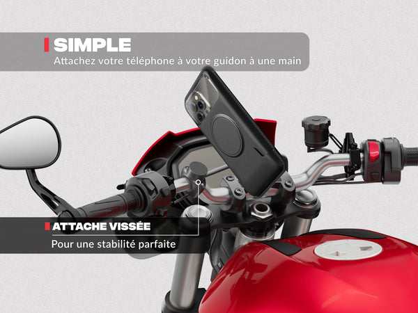 Support téléphone moto PRO