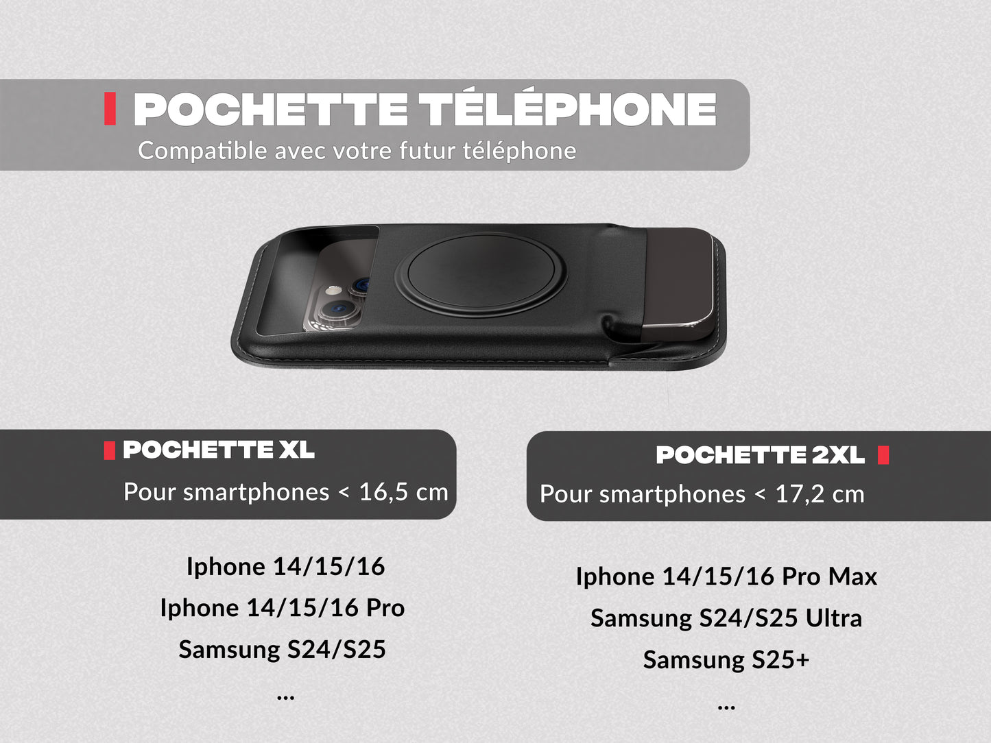 Support téléphone moto PRO