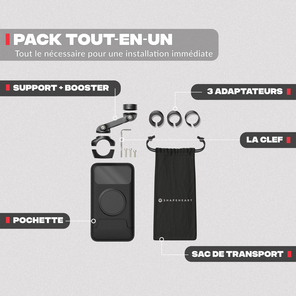 Support téléphone moto PRO BOOST (Copie)