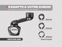 Support téléphone moto PRO BOOST