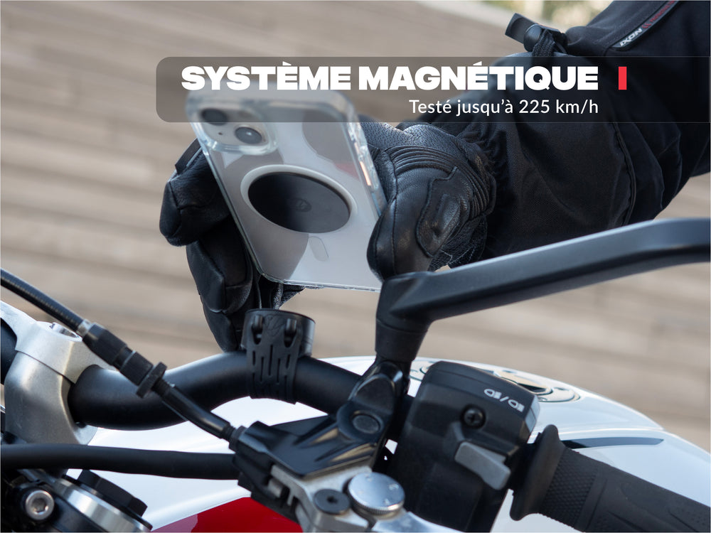 Support téléphone moto