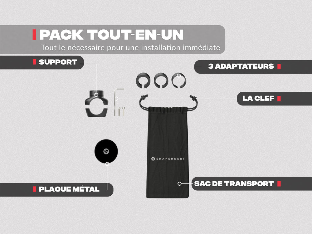 Support téléphone moto PRO