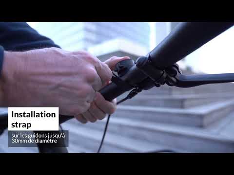 Présentation vidéo du support téléphone Shapeheart pour guidon de vélo, idéal pour cyclistes en ville ou nature