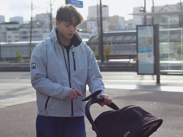 Écran tactile utilisable à travers la pochette – Support téléphone poussette Shapeheart